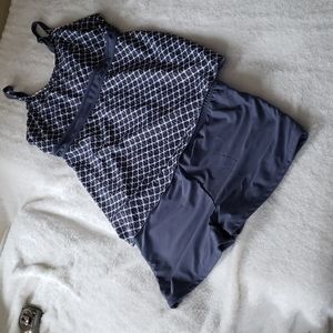 Zando Swimdress Tummy Control Two Piece